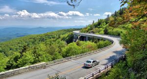 photo from visitors center overlooking the Blue Ridge Parkway