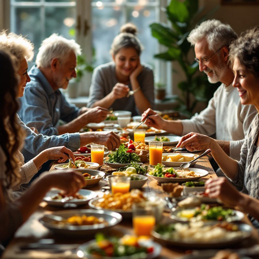 family thanksgiving dinner